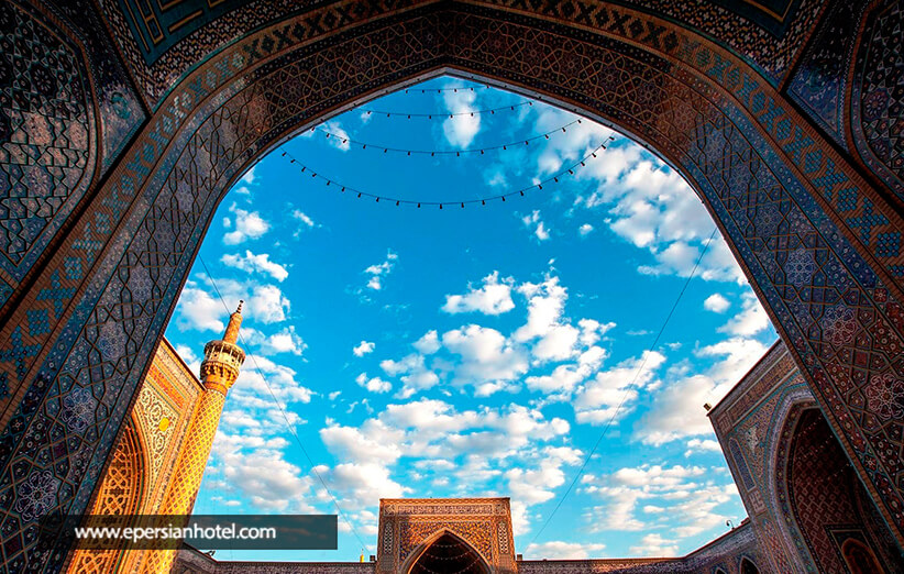 کلنگ خوردن مسجد گوهرشاد مشهد در روزی مبارک